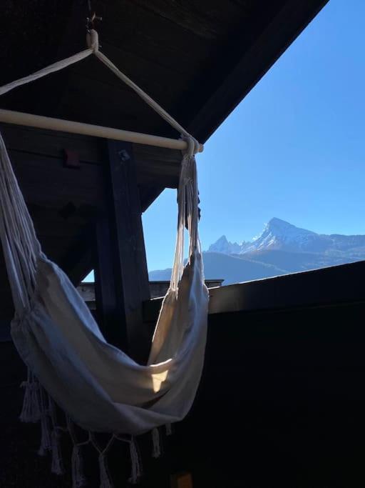 Neues Ruhiges Apartment, Bergblick, Stellplatz Bischofswiesen Esterno foto