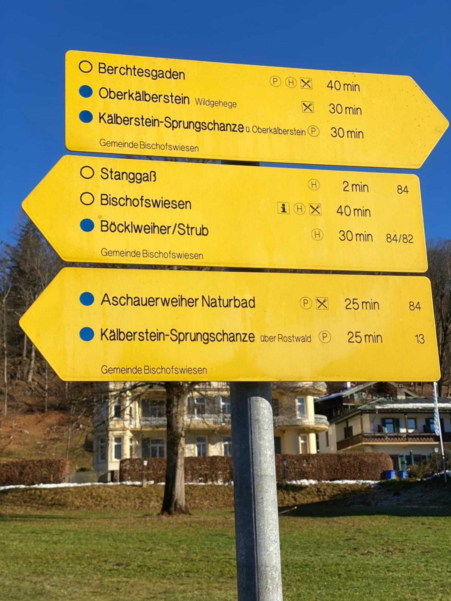 Neues Ruhiges Apartment, Bergblick, Stellplatz Bischofswiesen Esterno foto